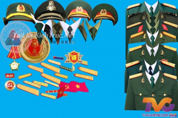 Thư Viện Photoshop File Psd Mẫu Áo Quân Phục Quân Đội Nhân Dân Việt Nam
